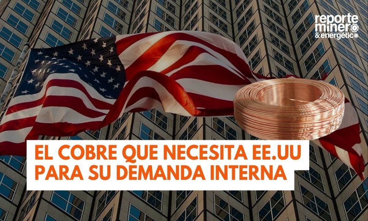 El cobre que necesita EE.UU para su demanda interna