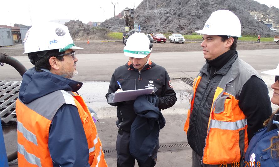 SMA fiscalizó Programa de Cumplimiento de minera CAP en Huasco