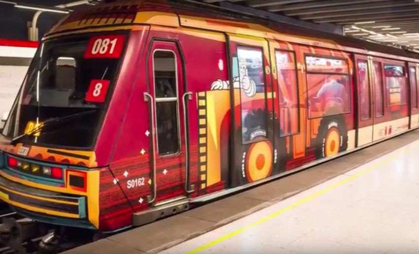 Tren Minero proyecta gira por colegios y en 2018 recorrerá la Línea 5 del Metro