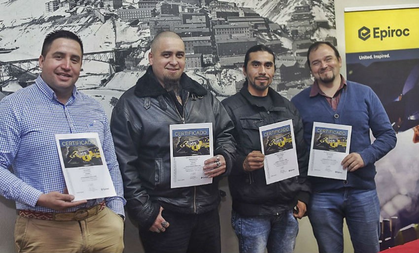 Operadores de NNM El Teniente reciben reconocimiento