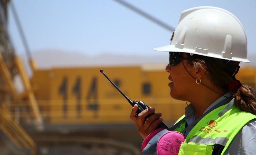 Taller entrada a la minería para mujeres de la provincia de Huasco