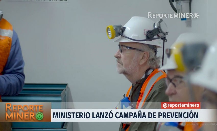 VIDEO - Ministro lanza campaña de seguridad en minería