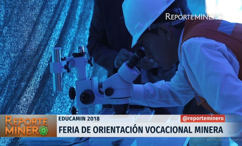 (VIDEO) EDUCAMIN 2018: Feria de orientación vocacional minera