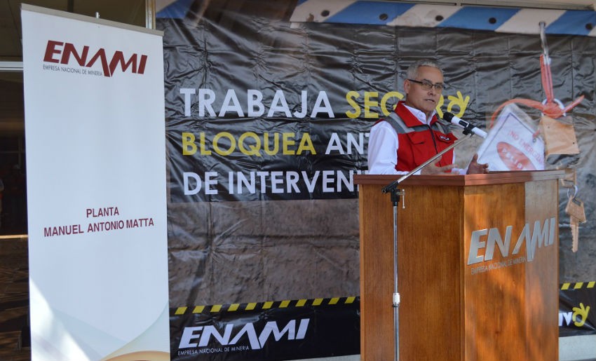 ENAMI reconocerá las buenas prácticas laborales en sus trabajadores