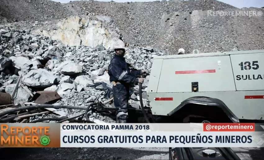 Convocatoria PAMMA 2018: Cursos gratuitos para pequeños mineros