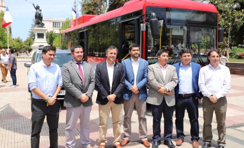 Región de O’Higgins cuenta con su primer bus eléctrico