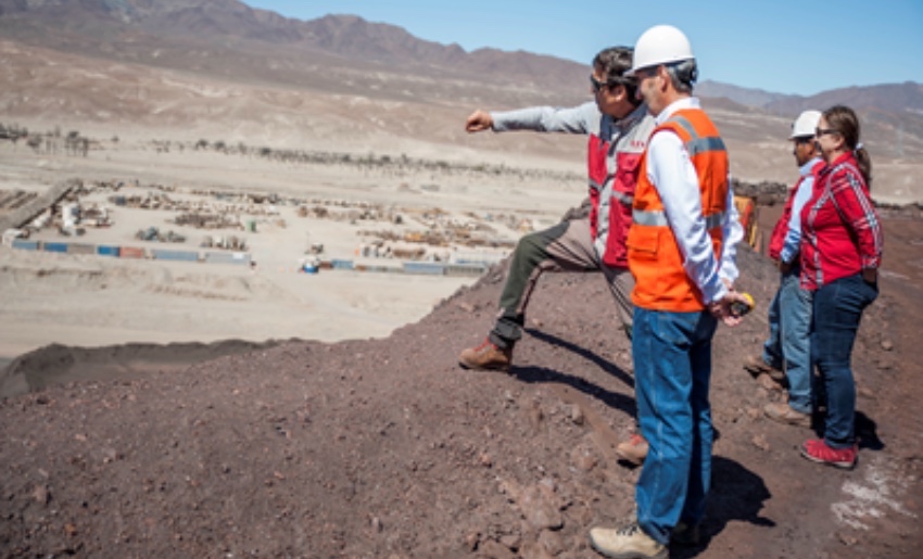 Vicepresidente de Enami visitó a pequeños mineros