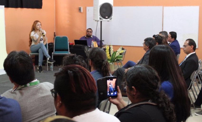 Profesional de Radomiro Tomic participó en charla motivacional en liceo B-34