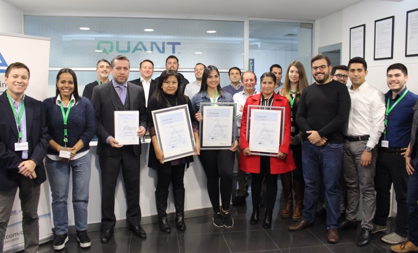 Quant obtiene certificación ISO 45001 en Chile