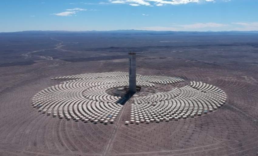 Planta termo solar Cerro Dominador alcanza un 80% de avance