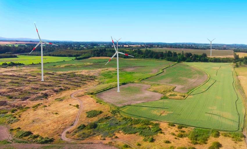 Mesamávida: El primer parque eólico de AES Gener en Chile