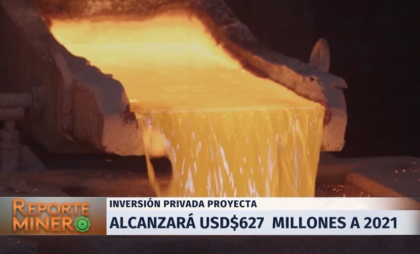 Proyección en inversión privada alcanzaría 627 millones de dólares en 2021 gracias al sector minero