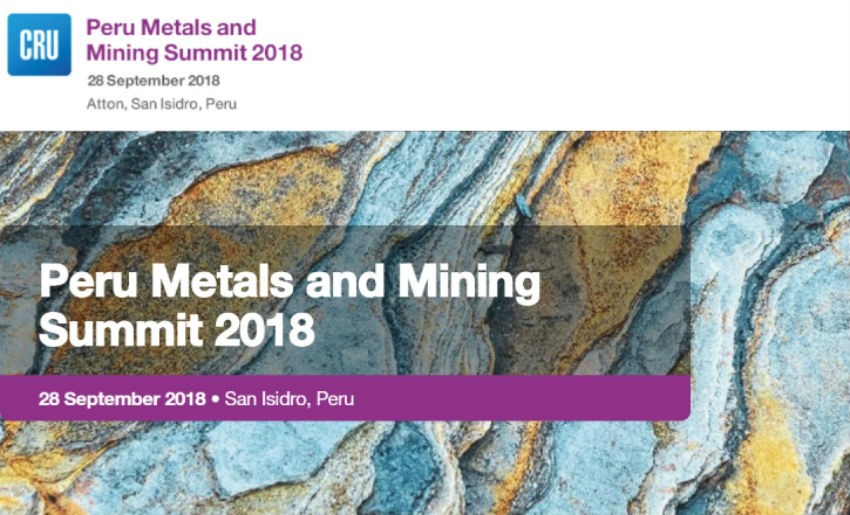 Conoce más detalles de la Conferencia de Minería y Metales Perú 2018