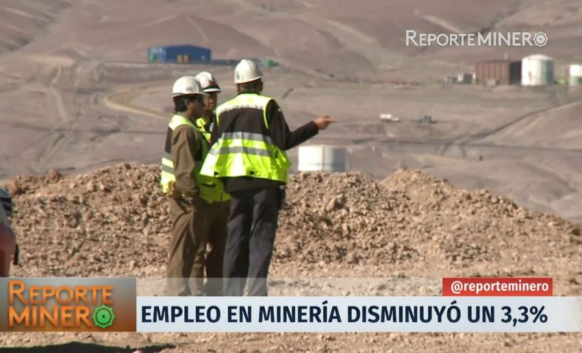 [VIDEO] Empleo en minería disminuyó un 3,3%