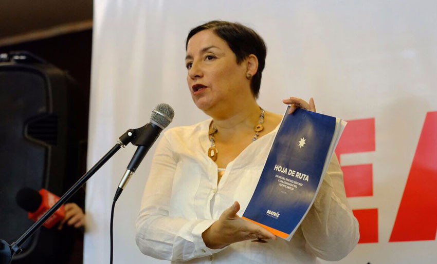 Beatriz Sánchez propone subir impuestos a las mineras y derogar Ley Reservada del Cobre